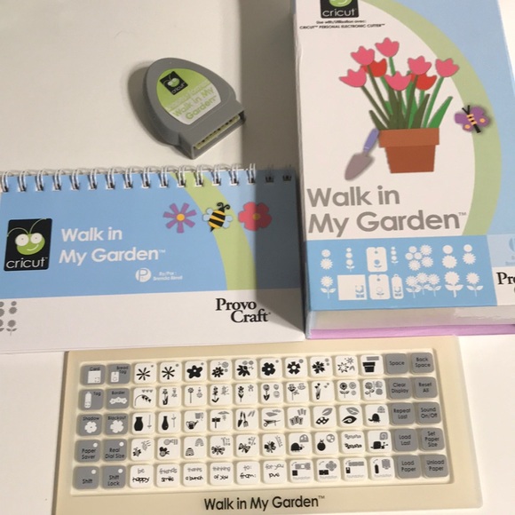 Cricut Hand Craft Card-making Cartridge Walk in My Garden Cartridge Fina… - Picture 1 of 9